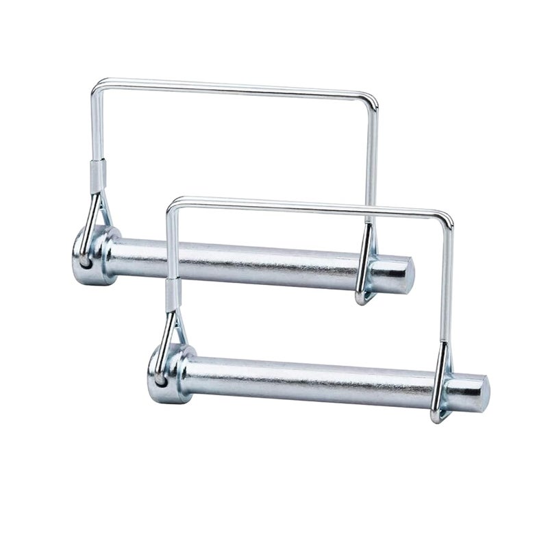 Truleego 2 Pack 15/32" x 2-3/4" Heavy Duty Trailer Hitch Lock Pin – High Strength Carbon Steel Safety Lock Pin for Secure Towing of Trailers, Boats, RVs, Utility Vehicles - Image 1